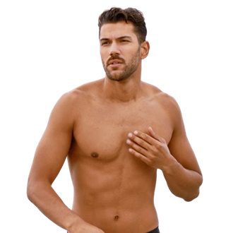 Male Nipple Correction Before and After Photos: Male Nipple Correction