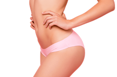 Buttock lift with implants