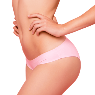 Billift voor en na foto's: Lift billen met implantaten